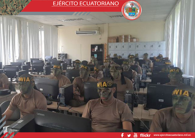 Curso de Iwias se capacita en instrucción de navegación terrestre
