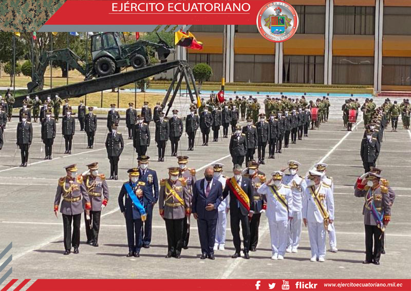 Ejército Ecuatoriano realizó la ceremonia militar en conmemoración del Primer Grito de Independencia
