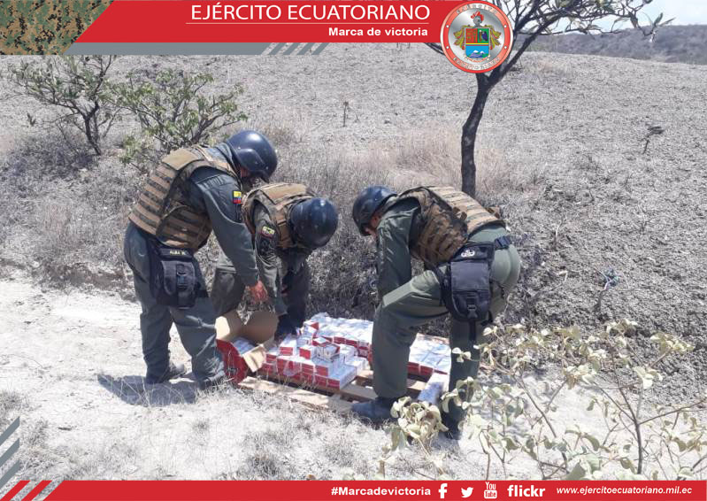 Ejército Ecuatoriano realizó destrucción de explosivos decomisados en la provincia de Loja