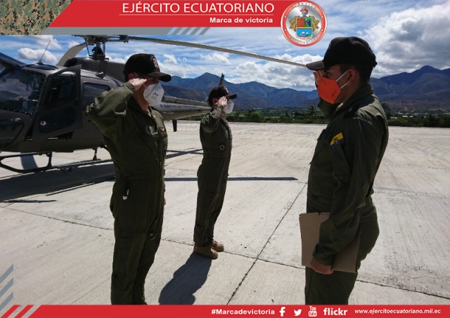 En Loja se efectuó relevo de las operaciones aéreas