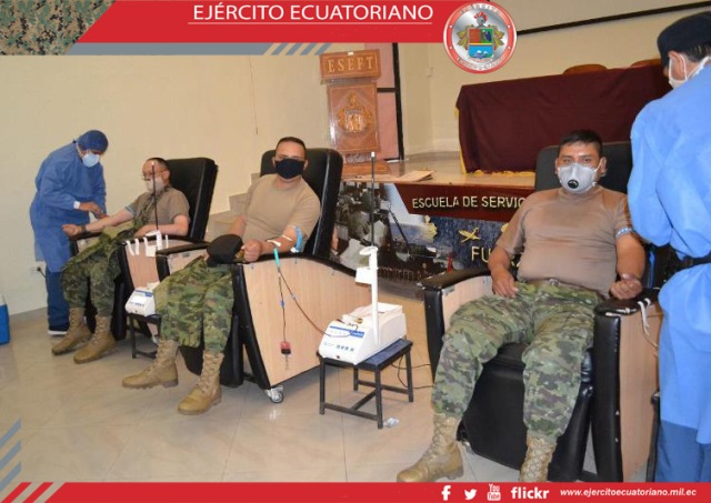 Alumnos de la E.S.E.E participan en campaña de donación de sangre