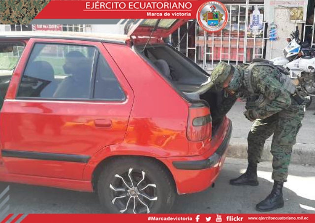 Personal militar realiza operaciones de control en diferentes sectores del Ecuador