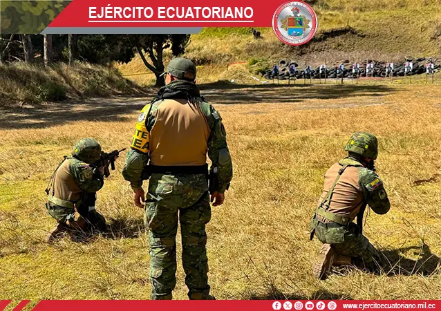 Cadetes fortalecen sus capacidades tácticas durante instrucción de tiro