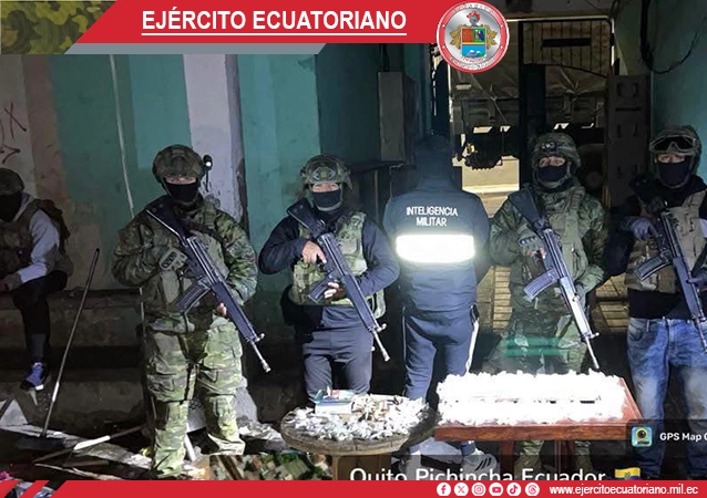 Golpe a "Los Lobos" en el Centro Histórico de Quito.