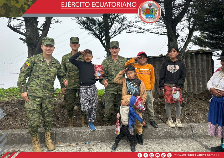 Personal militar llevó esperanza y alegría a Suscal