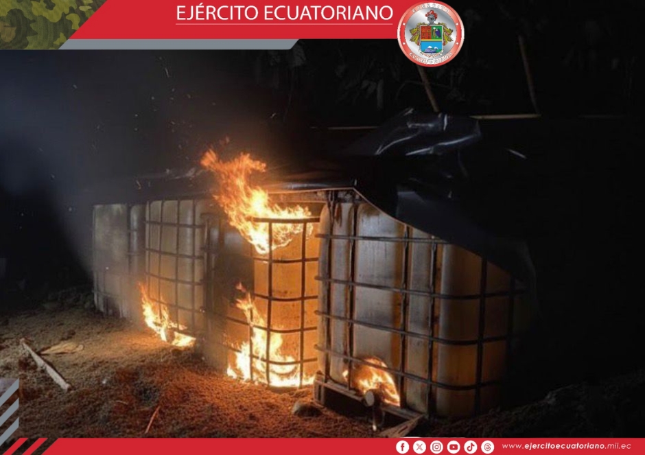 Ejército interviene en Zamora Chinchipe para frenar la explotación minera ilícita