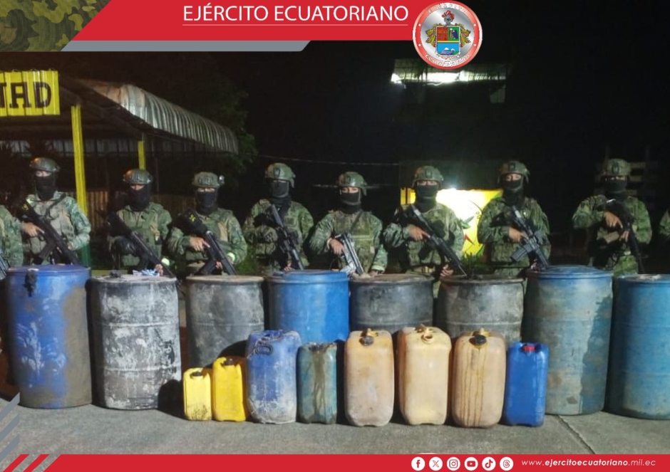 Se decomisó 700 galones de combustible en Putumayo