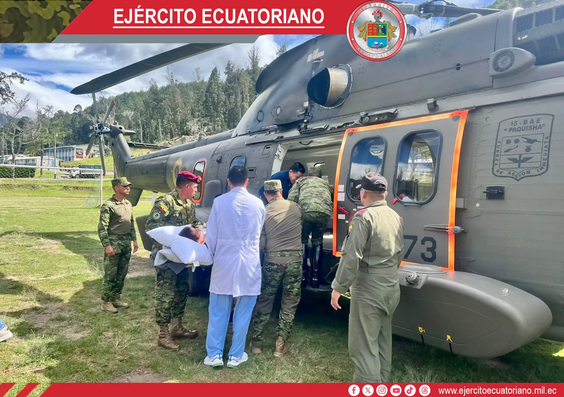 Rápida evacuación aeromédica reafirma el compromiso con nuestros soldados