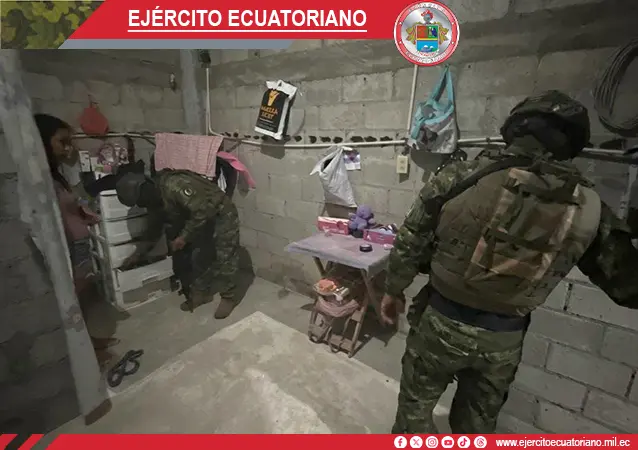 Las Fuerzas Armadas decomisan explosivos y aprehenden a sujeto vinculado a Los Choneros