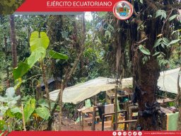 Efectivos militares neutralizan infraestructura utilizada para minería ilegal en el norte del país