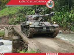 Vehículos blindados AMX-13 participaron en nueva operación militar contra la minería ilegal 