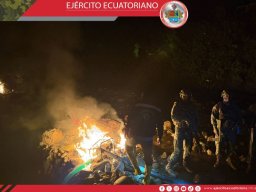 Ejército Ecuatoriano ejecuta operaciones militares al sur del país 