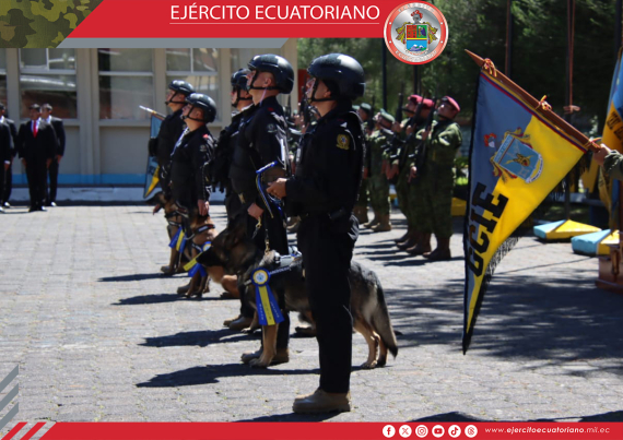 Canes fueron condecorados por su empleo destacado en las operaciones militares