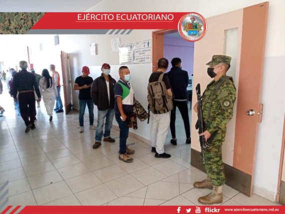 Ejército Ecuatoriano contribuyó Elecciones Seccionales, del CPCCS y Referéndum 2023